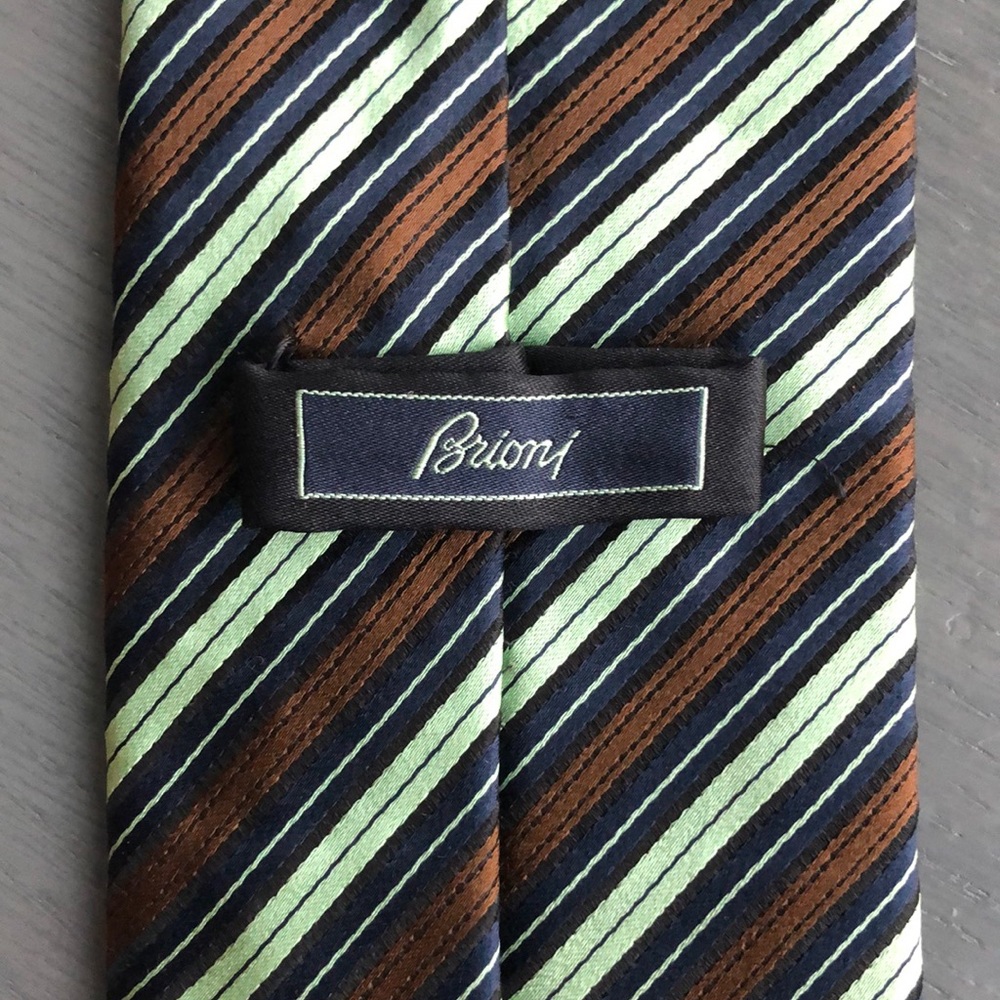 Brioni Tie 100% Silk Handmade Italy